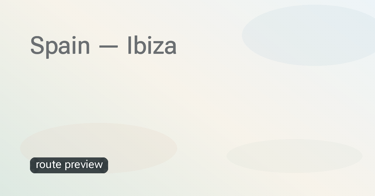 Spain — Ibiza