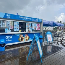 Ingman Ice Cream Kiosk in Inkoo Harbour