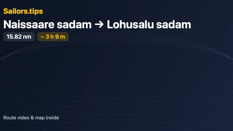 Naissaare — Lohusalu