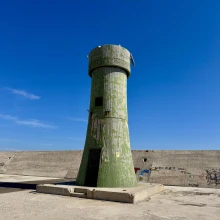 The Green Lighthouse of Punta Riso