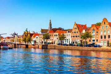 City-managed visitor berths along the River Spaarne