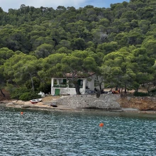 Anchorage near Zogeria, Spetses