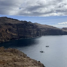Anchorage near Ponta de São Lourenço